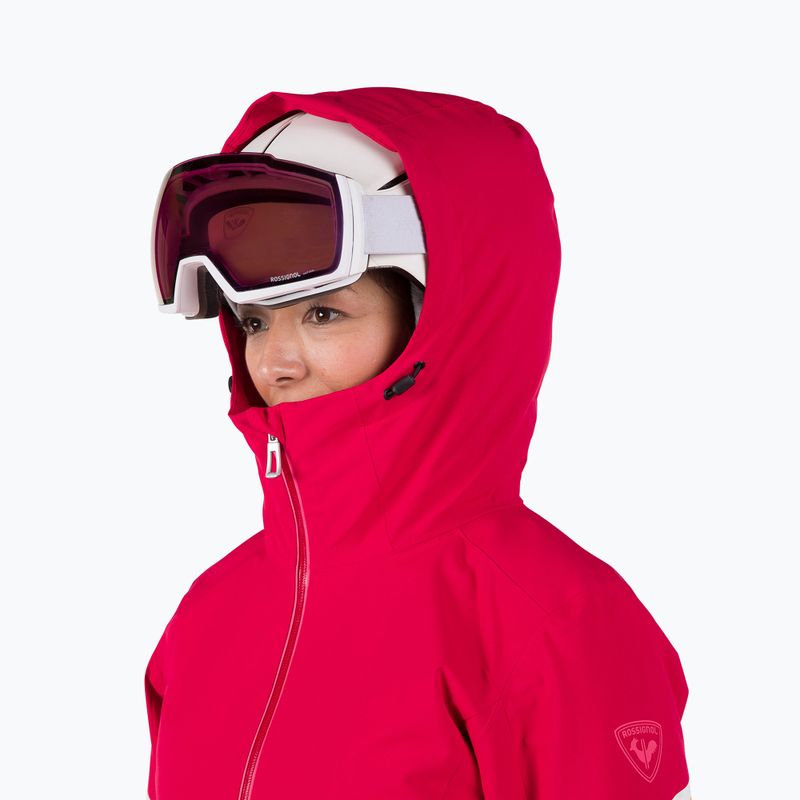 Dámska lyžiarska bunda Rossignol Strawpile Jkt ruby red 5