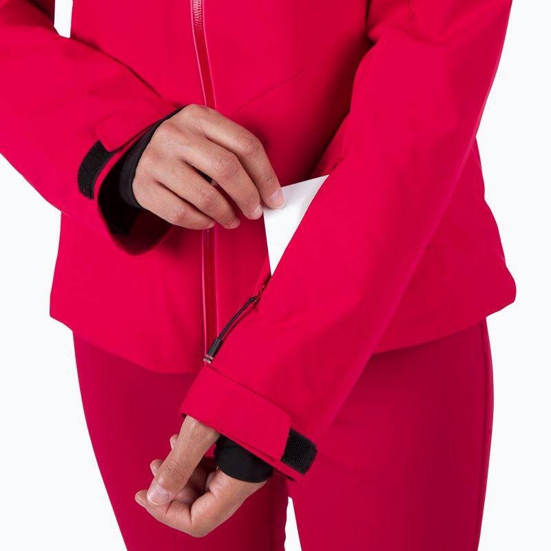 Dámska lyžiarska bunda Rossignol Strawpile Jkt ruby red 9