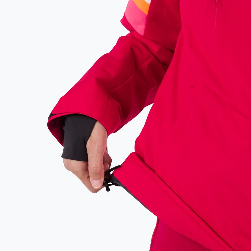Dámska lyžiarska bunda Rossignol Strawpile Jkt ruby red 11