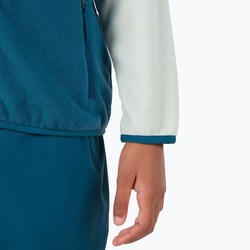 Detská fleecová mikina Rossignol Jr Strawpile Fleece Fz steam 8