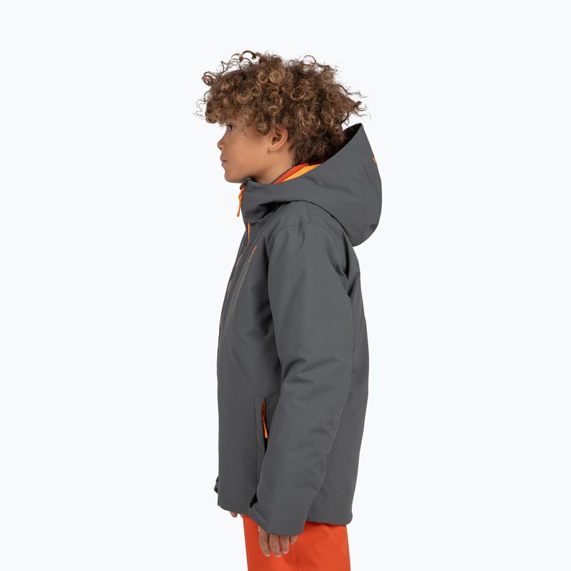 Rossignol Strawpile Jr detská lyžiarska bunda onyx grey 3