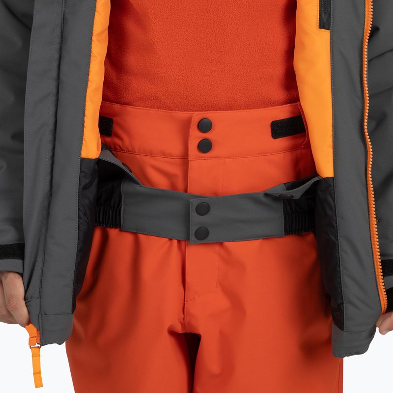 Rossignol Strawpile Jr detská lyžiarska bunda onyx grey 12