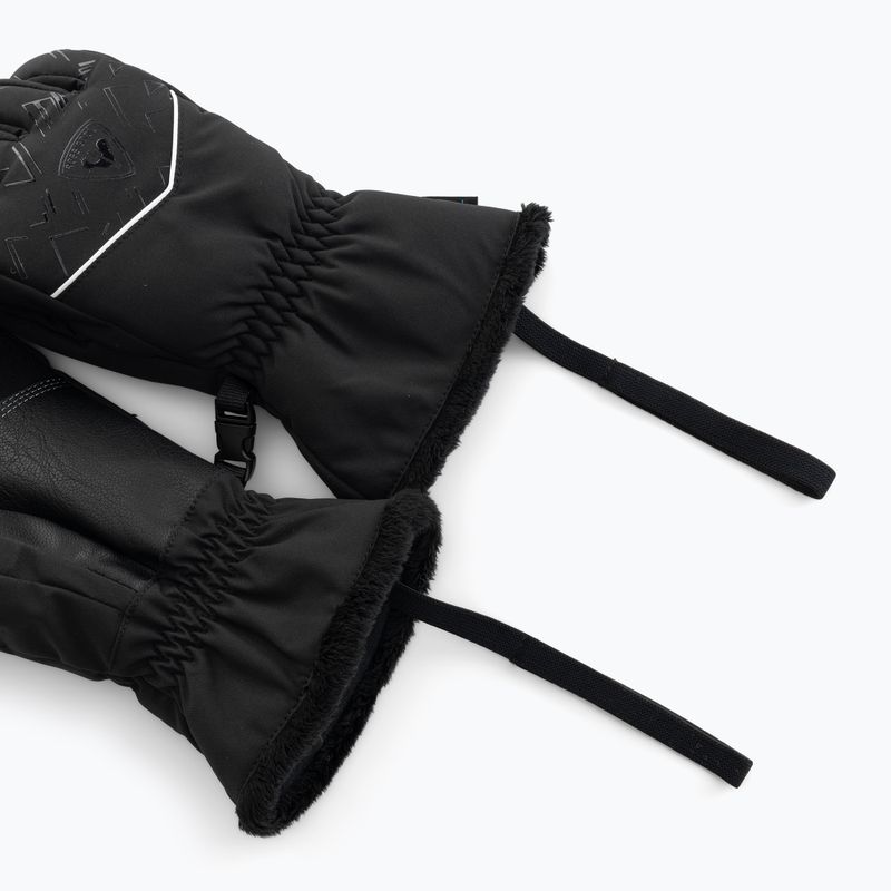 Dámske lyžiarske rukavice Rossignol Temptation Impr G black 5