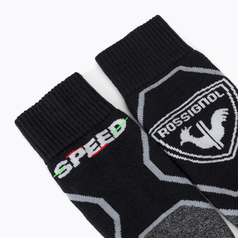 Pánske lyžiarske ponožky Rossignol Speed Comfort čierne 4