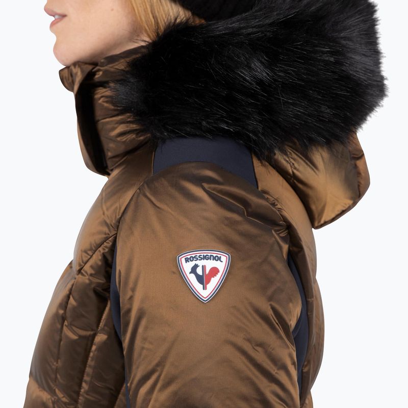 Dámska lyžiarska bunda Rossignol Direttissima Down gold 6
