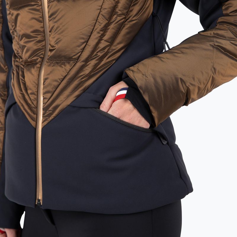 Dámska lyžiarska bunda Rossignol Direttissima Down gold 8