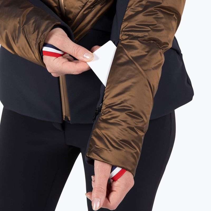 Dámska lyžiarska bunda Rossignol Direttissima Down gold 9