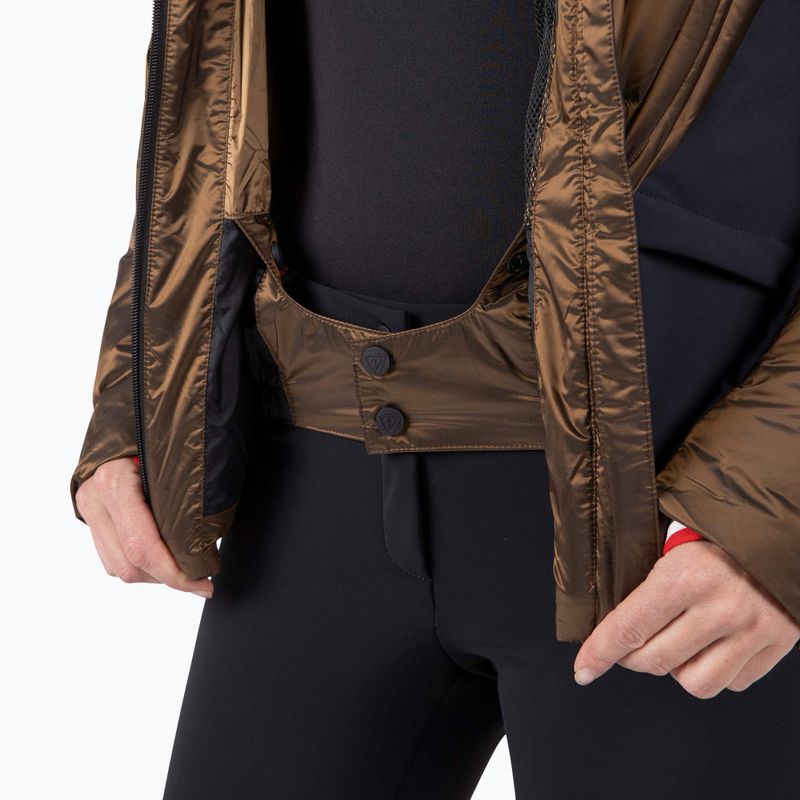 Dámska lyžiarska bunda Rossignol Direttissima Down gold 13