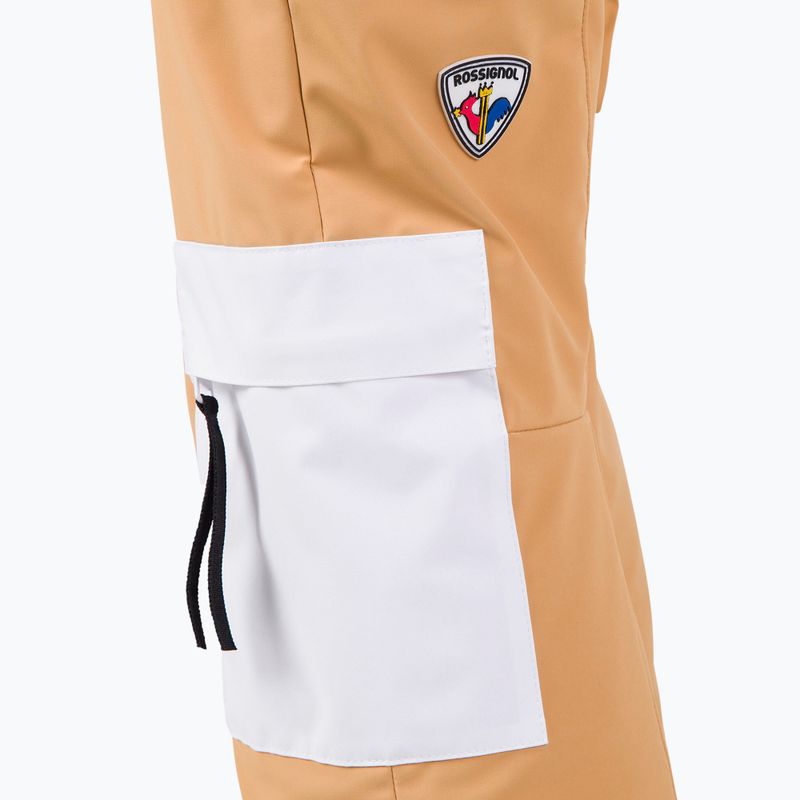 Dámske lyžiarske nohavice Rossignol Bib Insulated beige 7