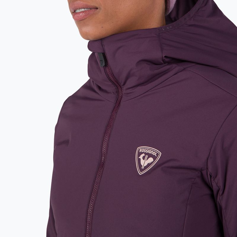 Dámska zateplená bunda Rossignol Opside Hoodie mulberry 5