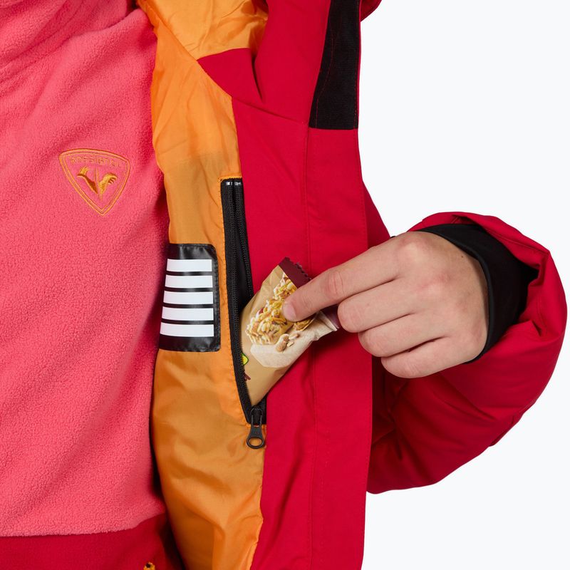 Detská lyžiarska bunda Rossignol Girl Staci ruby red 10