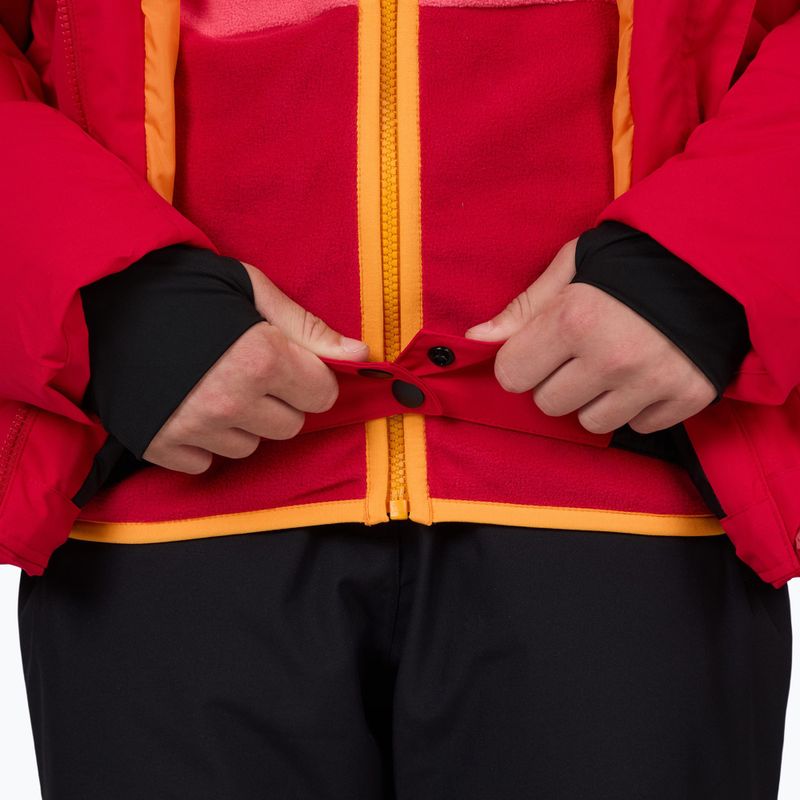 Detská lyžiarska bunda Rossignol Girl Staci ruby red 11
