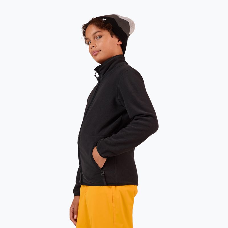 Detská fleecová mikina Rossignol Jr Strawpile Fleece Fz black 4