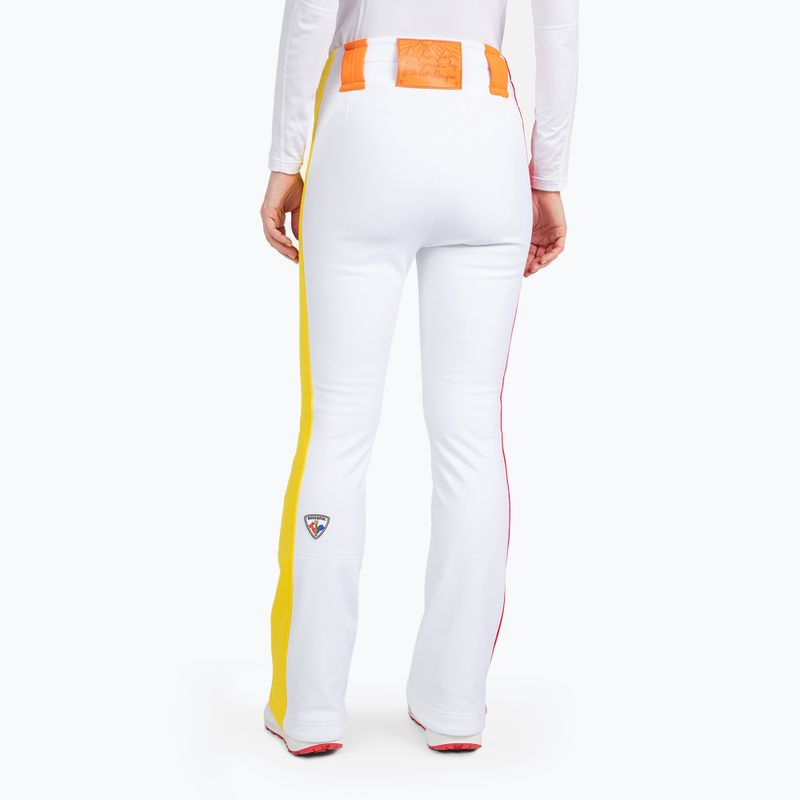 Dámske lyžiarske nohavice Rossignol Sirius Softshell white 3