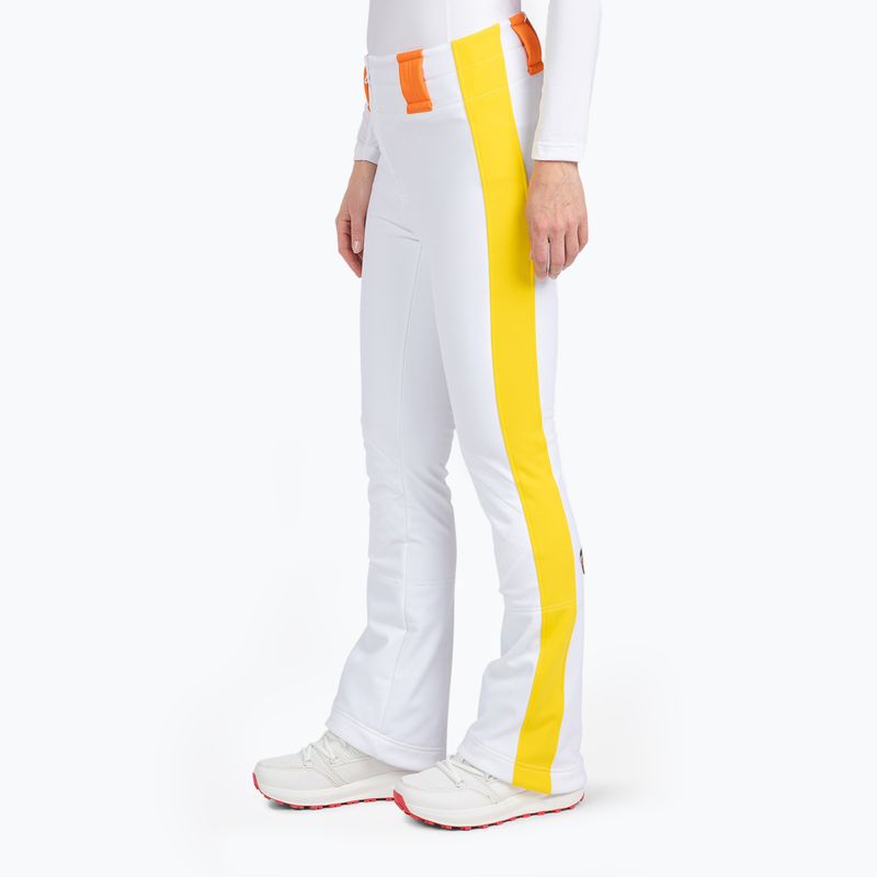 Dámske lyžiarske nohavice Rossignol Sirius Softshell white 4