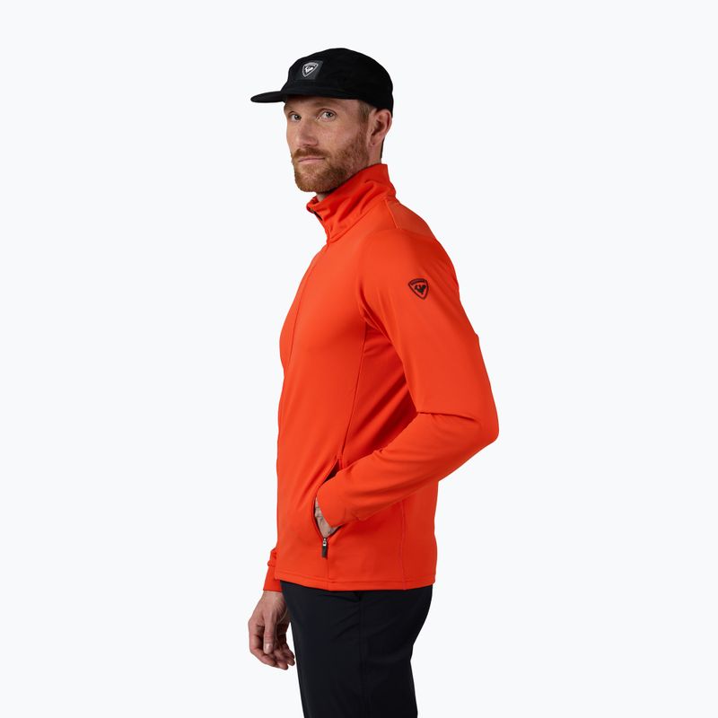 Pánska fleecová mikina Rossignol Mid Layer Stretch golden gate 4