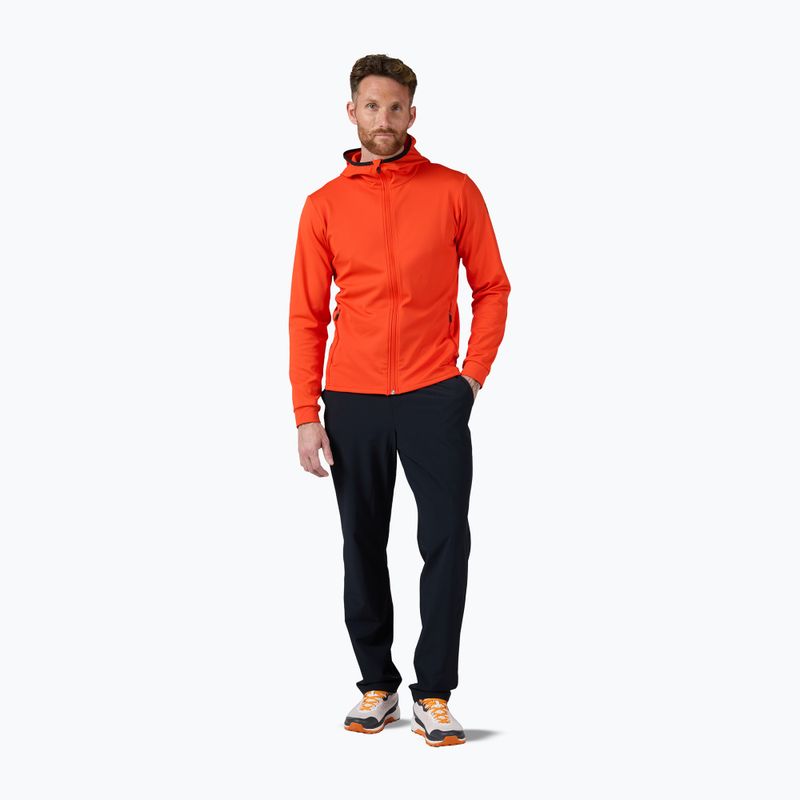 Pánska fleecová mikina Rossignol Mid Layer Stretch Hoodie golden gate 2