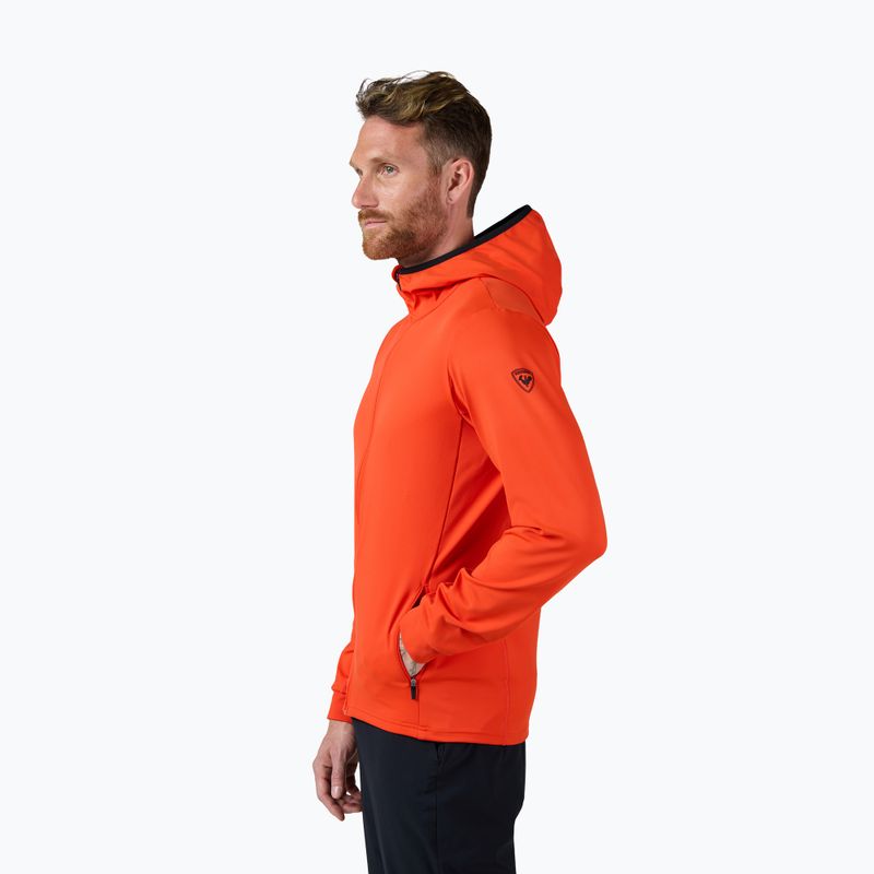 Pánska fleecová mikina Rossignol Mid Layer Stretch Hoodie golden gate 4