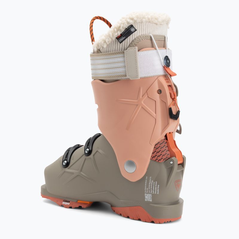 Dámske lyžiarske topánky Rossignol Alltrack 90 BOA GW W khaki/peach 2