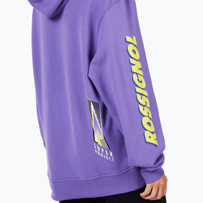 Mikina Rossignol Super Hoodie super violet 7