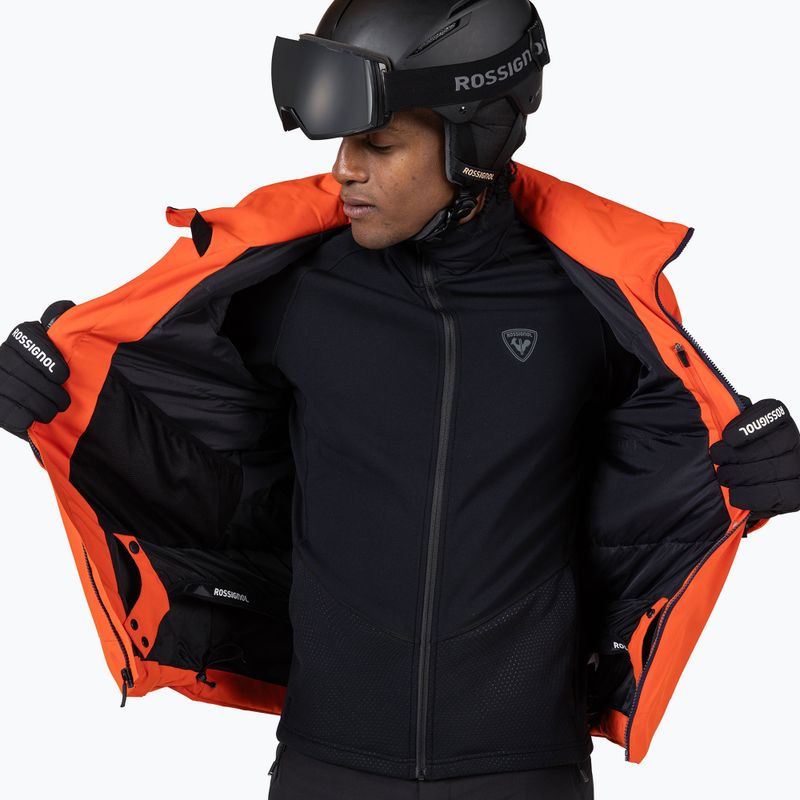 Pánska lyžiarska bunda Rossignol Strawpile golden gate 12