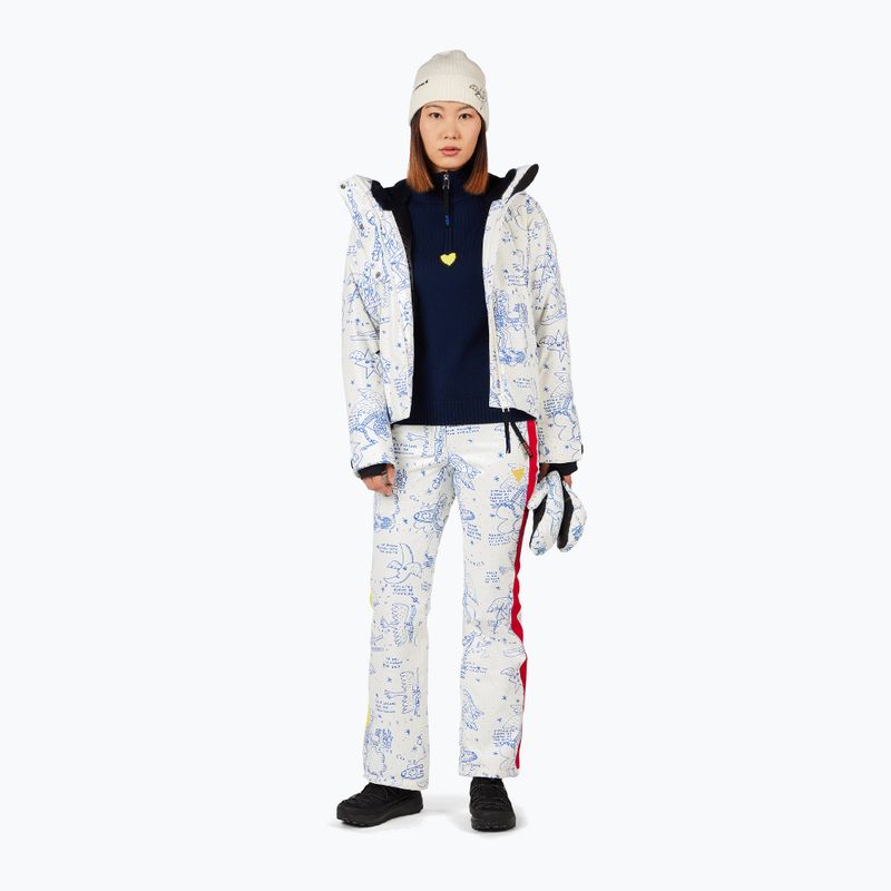 Dámske lyžiarske nohavice Rossignol JCC Sublim snow angel arctic print 2