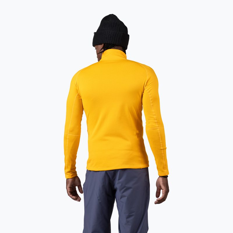Pánska mikina Rossignol Blackside Fleece Hz saffron yellow 3