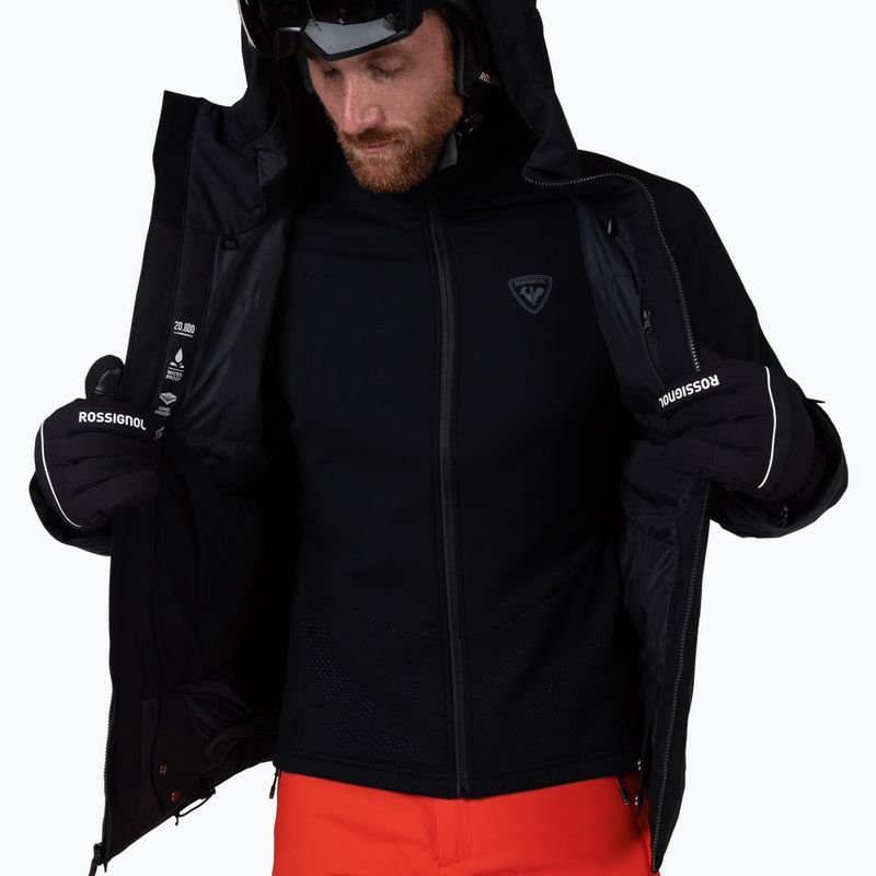 Pánska lyžiarska bunda Rossignol Rochrun Insulated black 13