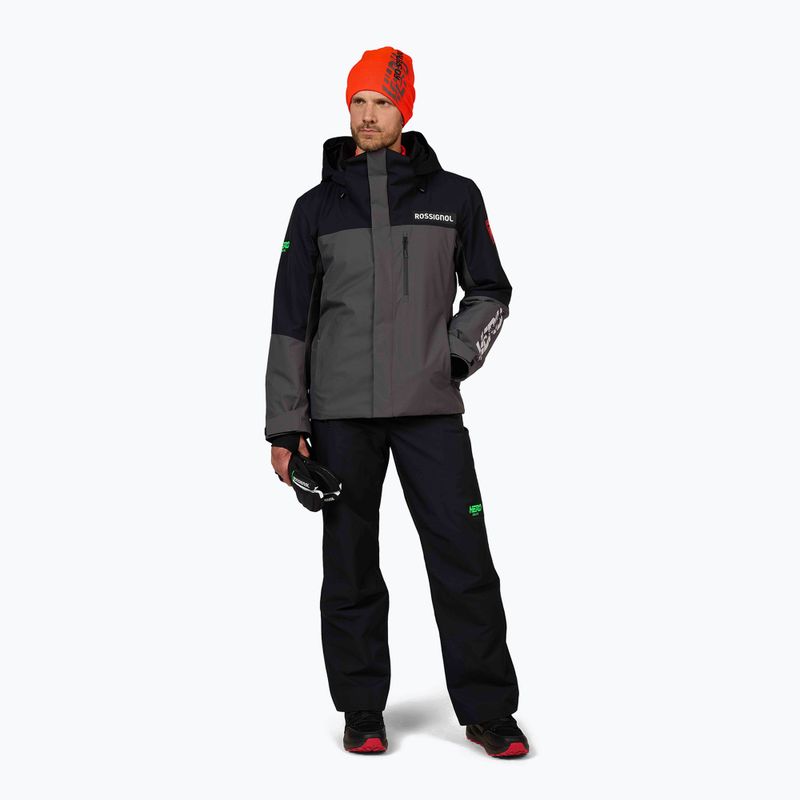 Pánska lyžiarska bunda Rossignol Hero Velika Insulated onyx grey 2