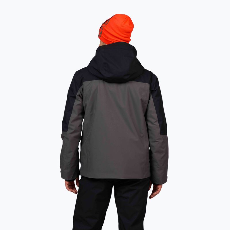 Pánska lyžiarska bunda Rossignol Hero Velika Insulated onyx grey 3