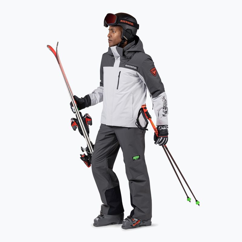Pánska lyžiarska bunda Rossignol Hero Velika Insulated soft grey 2