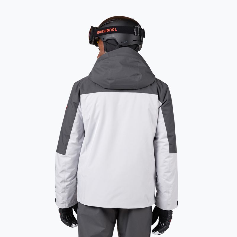 Pánska lyžiarska bunda Rossignol Hero Velika Insulated soft grey 3