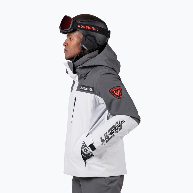 Pánska lyžiarska bunda Rossignol Hero Velika Insulated soft grey 4