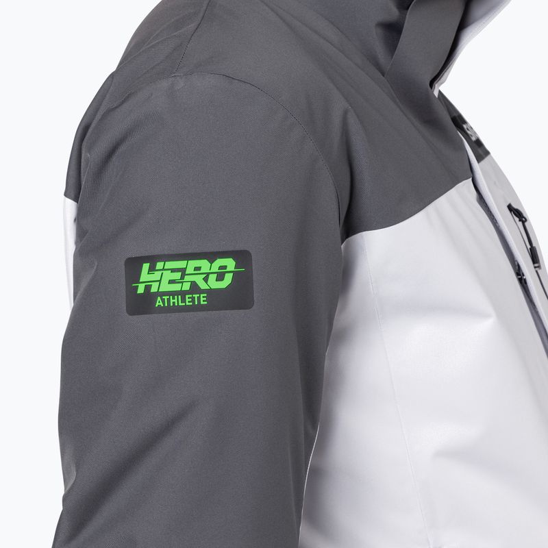 Pánska lyžiarska bunda Rossignol Hero Velika Insulated soft grey 10
