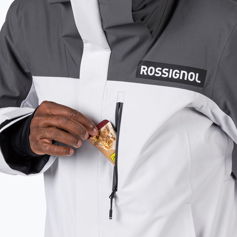 Pánska lyžiarska bunda Rossignol Hero Velika Insulated soft grey 11