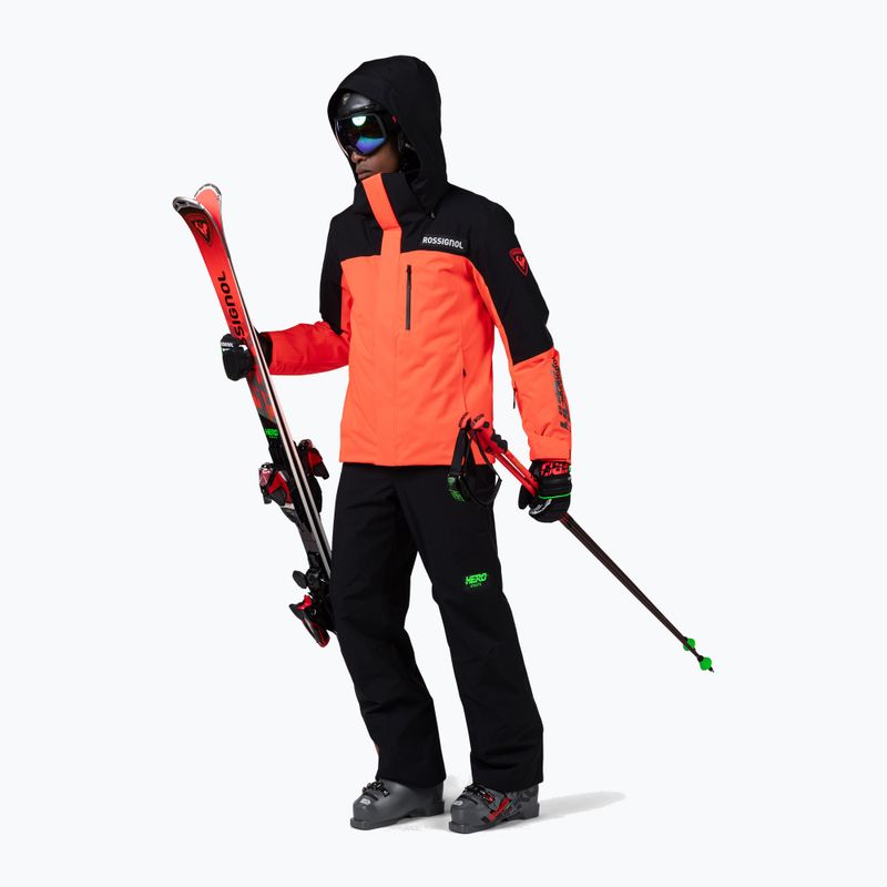 Pánska lyžiarska bunda Rossignol Hero Velika Insulated neon grey 2