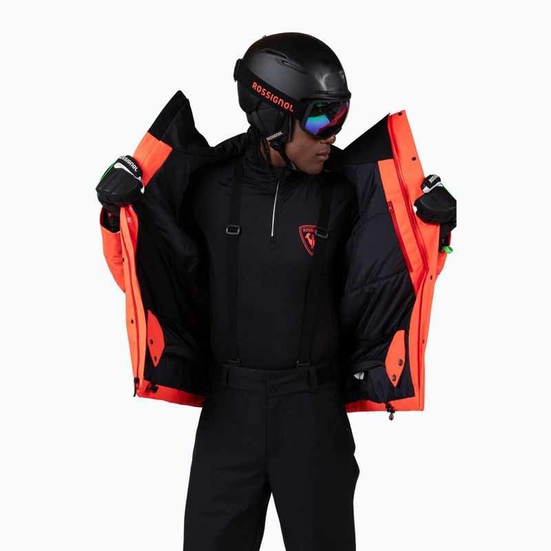 Pánska lyžiarska bunda Rossignol Hero Velika Insulated neon grey 11