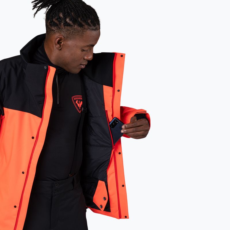 Pánska lyžiarska bunda Rossignol Hero Velika Insulated neon grey 12