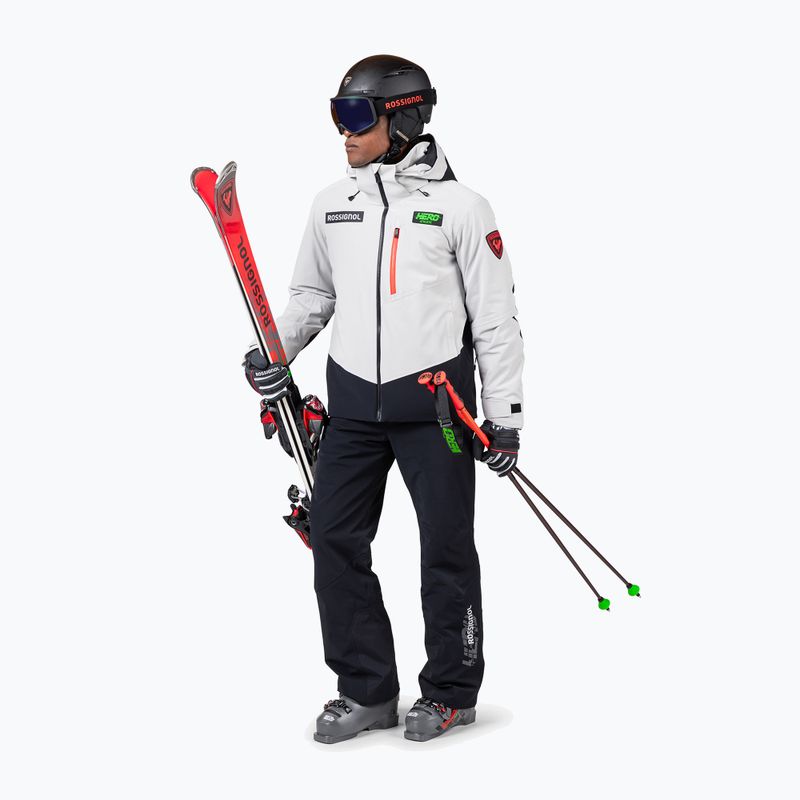 Pánska lyžiarska bunda Rossignol Hero Blakside Insulated soft grey 2