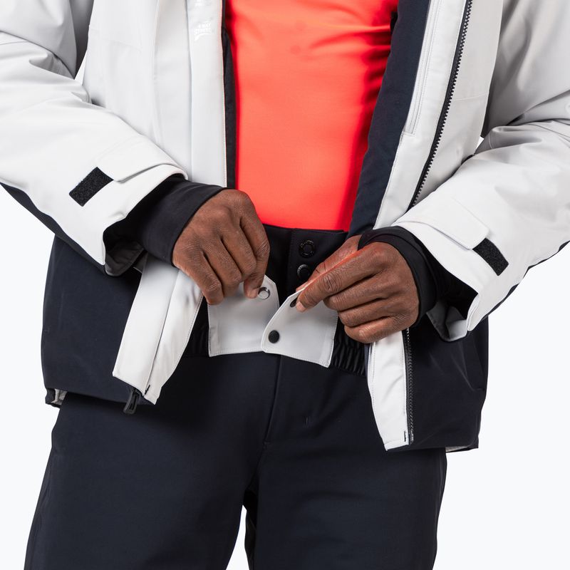 Pánska lyžiarska bunda Rossignol Hero Blakside Insulated soft grey 16