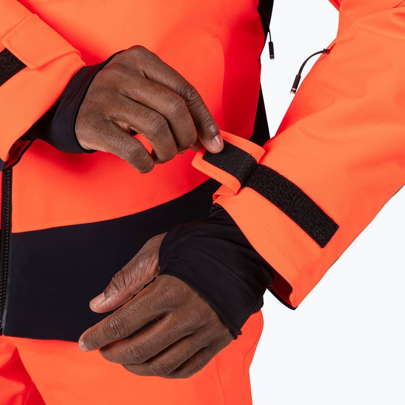 Pánska lyžiarska bunda Rossignol Hero Blakside Insulated neon red 10