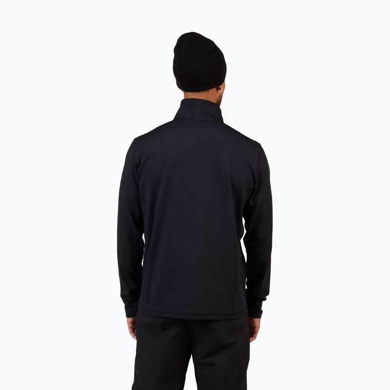 Pánska lyžiarska mikina Rossignol Mid Layer Stertch Half Zip black 3