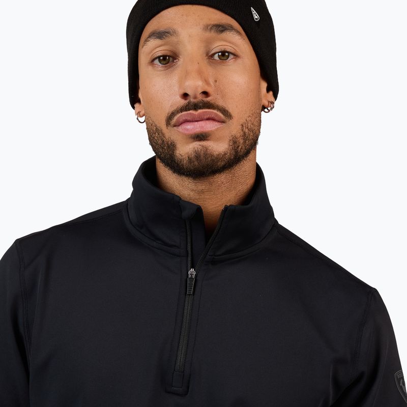 Pánska lyžiarska mikina Rossignol Mid Layer Stertch Half Zip black 5