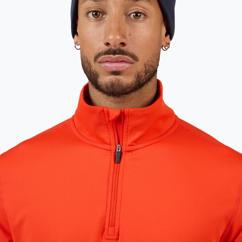 Pánska lyžiarska mikina Rossignol Mid Layer Stertch Half Zip golden gate 5