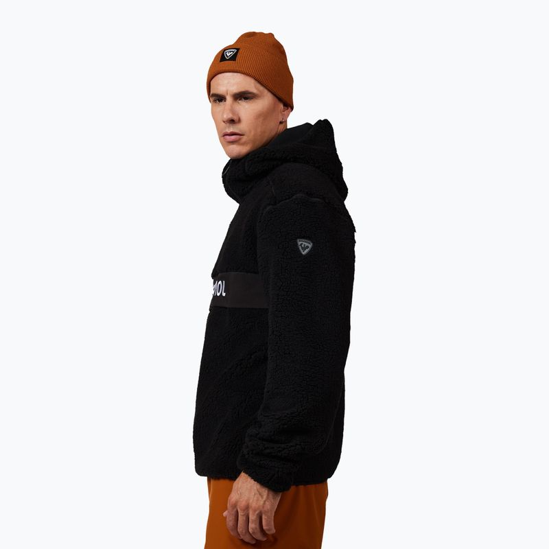 Pánska mikina Rossignol Alltrack Anorak Fleece black 4
