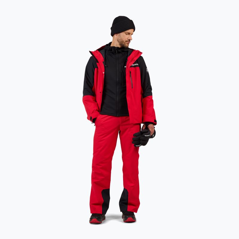 Pánske lyžiarske nohavice Rossignol Insulated Ski sports red 2