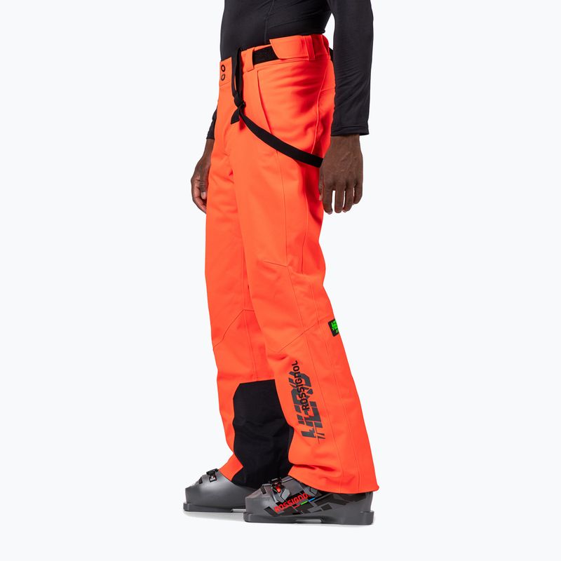 Pánske lyžiarske nohavice Rossignol Blackside Insulated neon red 4