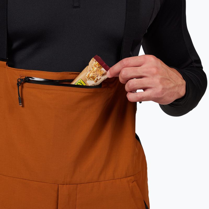 Pánske lyžiarske nohavice Rossignol Outerlimits Insulated Bib deep caramel 5