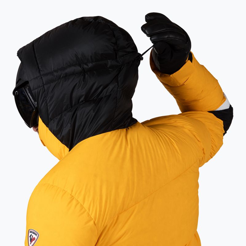 Pánska lyžiarska bunda Rossignol Daille Down saffron yellow 6