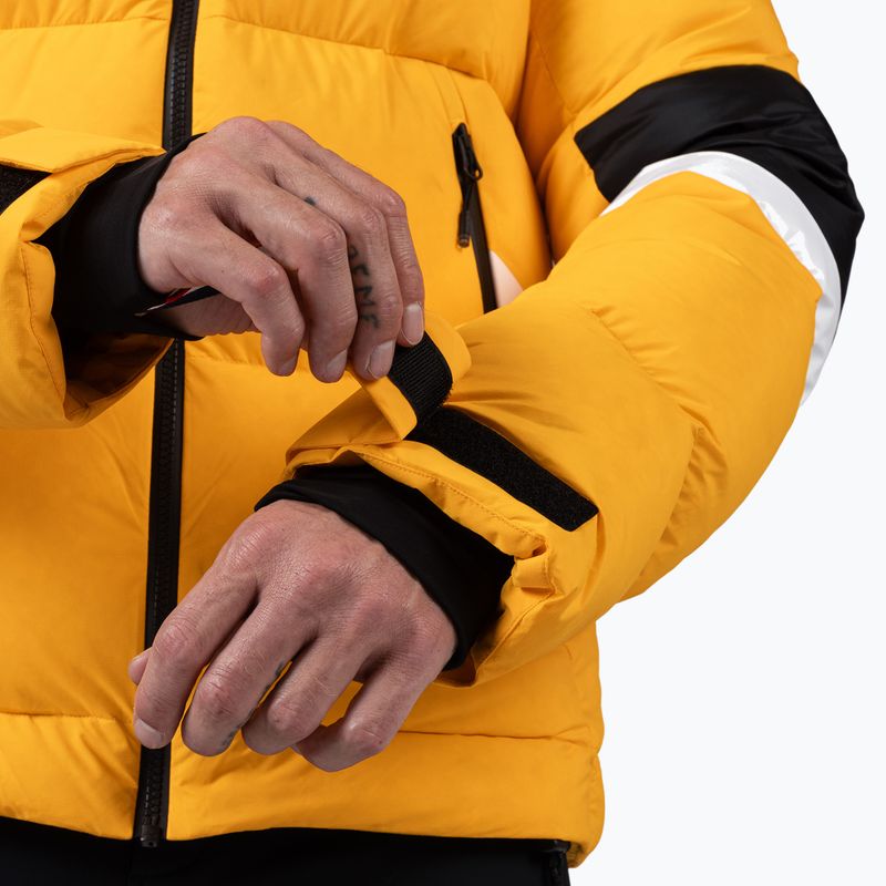 Pánska lyžiarska bunda Rossignol Daille Down saffron yellow 10